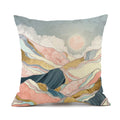 Axyaa Sunset Cactus Desert Cushion Cover - Home Decor Sofa Pillow Case