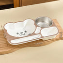 Axyaa Kids Cartoon Dinner Set - Plate, Bowl, & Salad Plate - Reusable & Fun
