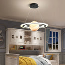 Axyaa Kids LED Saturn Pendant Light - Planet Design for Bedroom, Living Room & Kitchen