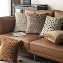 Axyaa 3D Leopard Print Sherpa Pillow Cover 18x18 Inch in Various Colors