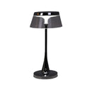 Axyaa Silver Charging Touch Desk Lamp with Modern LED Lights