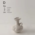 Ceramic White Flower Pot Vases by Axyaa