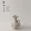 Ceramic White Flower Pot Vases by Axyaa