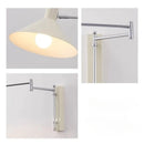 Axyaa Retro Swing Arm Wall Lamp for Modern Bedroom Living Room