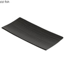 Axyaa Striped Ceramic Sushi Plate | Molecular Cuisine Restaurant Tableware