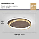 Axyaa Nordic Wood LED Ceiling Light for Bedroom Living Room Dining Balcony