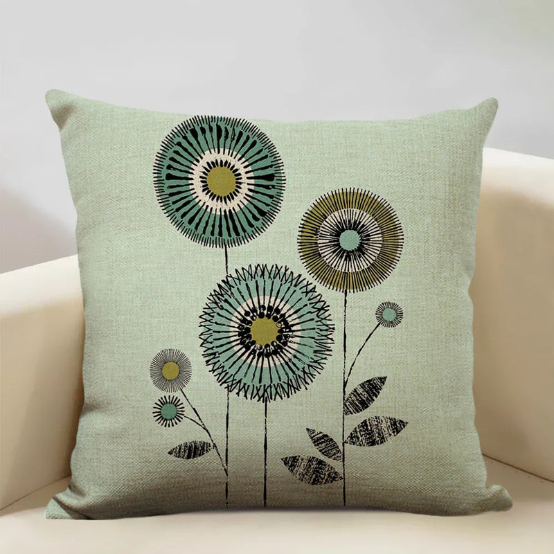 Nordic Style Cotton Tree Of Love Throw Pillow Cover 45x45CM Square Axyaa Brand