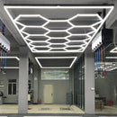 Axyaa Hexagon LED Garage Light for Auto Car Repair Workshop Lighting