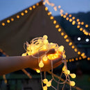 Axyaa Battery Power LED Ball Garland Lights: Perfect for Bedroom, Wedding, Camping Decor