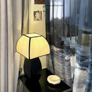LED Fabric Lampshade Table Lamp Axyaa - Stylish Decorative Lighting with Bulbs