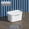 Axyaa Plastic Storage Box with Lid for Snacks, Cosmetics, and Wardrobe Organization