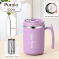 Axyaa Stainless Steel Insulated Travel Coffee Mug with Handle, Lid, Infuser