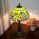 Axyaa Robin Series Stained Glass Desk Lamp