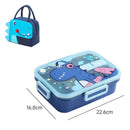 Axyaa Kids Stainless Steel Leak-Proof Bento Lunch Box with Spoon