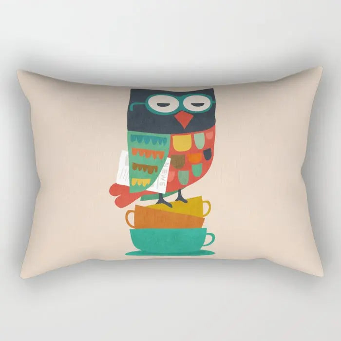 Axyaa Geometric Animal Print Sofa Pillowcase - Nordic Design