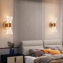 Axyaa Luxury Crystal Wall Lamp: Modern Design LED Lighting for Home Decor