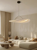 Axyaa Wabi Sabi Silk Chandelier: LED Nordic Minimalist Loft Pendant Light