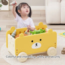 Axyaa Kids Car Toy Organizer Trolly - Large Capacity Storage Box Shelf