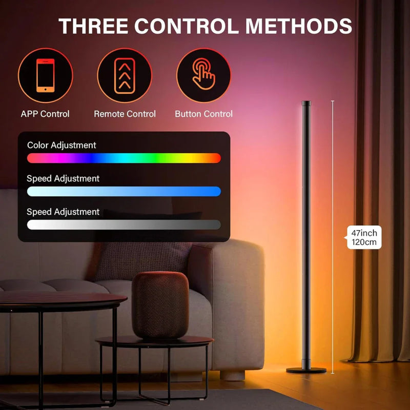 Axya RGB LED Floor Lamp with Smart APP Control and 16 Million Colors