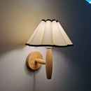 E27 Wooden Wall Lamp Petal Design Nordic Style Axyaa Branded Balcony Light