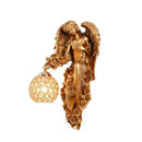 Axyaa Modern Angel Wall Light LED Gold Resin Sconce Lamp