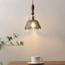 Axyaa Nordic Modern LED Glass Pendant Lamps with Knob Switch Fixtures