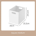 Axyaa Clear Drawer Boxes with Lids & Wheels - Household Plastic Organizers