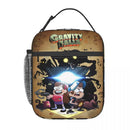 Axyaa Bill Cipher Lunch Bag: Insulated Thermal Food Container - Portable Cooler Box