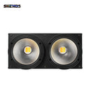 Axyaa LED 2 Eyes 200W DMX Blinder Stage Lamp Cool+Warm White COB Concert Light
