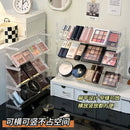 Axyaa Acrylic Makeup Organizer Rack for Eyeshadow Palettes, Lipsticks, and Cosmetics
