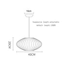 Axyaa Designer Silk Pendant Chandelier LED Light for Home and Hospitality
