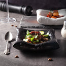 Axyaa Hotel Collection Ceramic Square Plate for Cold Dishes