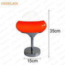 Axyaa Glass Table Lamp: Nordic Luxury Luminaires for Home Decor