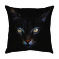 Axyaa Black Cat Cartoon Decorative Cushion Cover