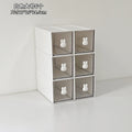 Axyaa Desktop Organizer Box: Rabbit Pen Holder & Drawer Stationery Rack