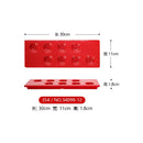 Axyaa Double Color Red/White Banquet Tableware: Hot Pot Round Dish