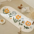 Axyaa Plush Oval Bedroom Carpet: Soft, Thick, High-End Living Room Rug