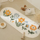 Axyaa Plush Oval Bedroom Carpet: Soft, Thick, High-End Living Room Rug