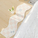 Axyaa Checkerboard Rug: Modern Minimalist Soft Plush Carpet for Bedroom and Living Room