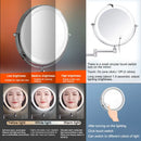 Axyaa LED Makeup Mirror Double Side Fill Light USB Charging Tricolor Dimming