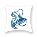 Axyaa Zodiac Constellation Print Pillowcase 45x45cm