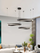 Axyaa Nordic Pendant Chandelier Ring Lamp for Modern Dining Room and Bedroom