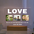 3D Acrylic Photo Lamp: Personalized LED Night Light by Axyaa for MOM DAD Family & Friends