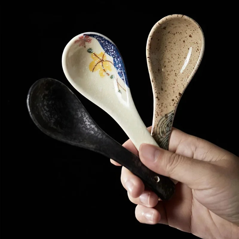 Axya Bone Spoon Ladle Dinnerware Set