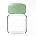 Axyaa Mini Solid Color Glass Water Bottle with Lid