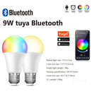 Axyaa RGB Smart LED Bulb with App Control - Dimmable 9/15W for Home, Bar, Club