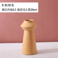 Axyaa Minimalist Ceramic Vase for Flowers and Desk Decoration