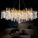Axyaa Tree Branch Crystal Chandelier for Dining Living Bedroom