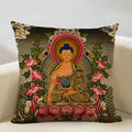 Axyaa Religious Culture Art Linen Pillowcase 45X45CM Home Decor