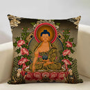Axyaa Religious Culture Art Linen Pillowcase 45X45CM Home Decor